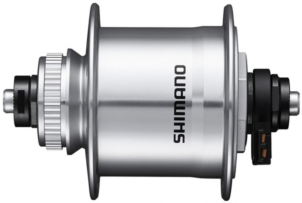 SHIMANO Nabendynamo DH-UR700-3D 6V/3W 36L Center-Lock - 700-3, Silber 36 Loch