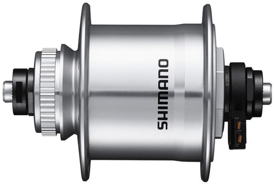 SHIMANO Nabendynamo DH-UR700-3D 6V/3W 36L Center-Lock - 700-3, Silber 36 Loch