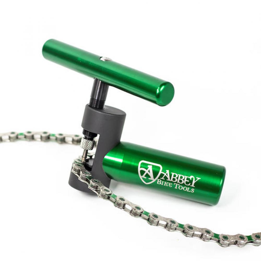 Abbey Tools Kettennieter - Decade Standardgröße Grün,grau,silber - langlebiger Profi-Kettennieter