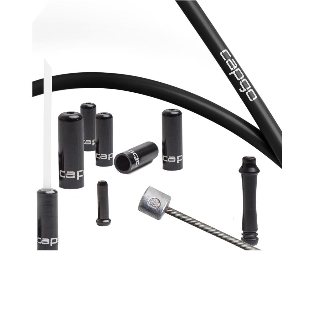capgo OL Schaltset 1x lang Shimano/Sram MTB Schwarz - höchste Schaltperformance