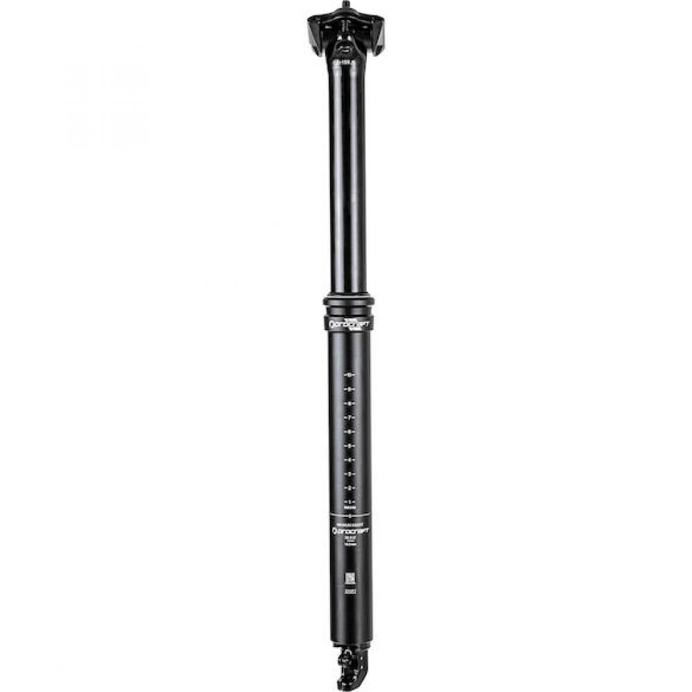 Procraft Vario-Sattelstütze Drop Pro 30,9 x 499 mm Schwarz - präzise absenkbar mit Remote