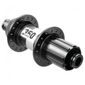 DT Swiss Road Hinterradnabe 350 Classic schwarz mit 24 Loch, Centerlock und Ratchet-System.