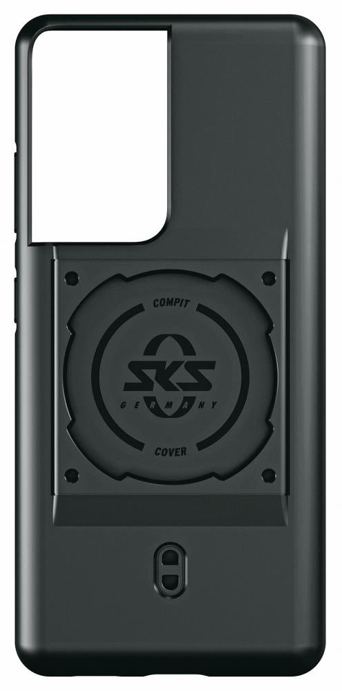 SKS COMPIT Cover Samsung Galaxy S21 Ultra 5G  Stoßdämpfende Handyhülle mit Bajonettaufnahme für sichere Montage am COMPIT oder +COM/UNIT System