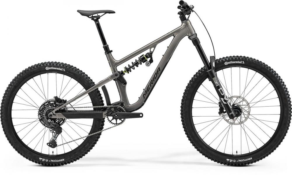 Merida ONE-SIXTY FR 400 warm slate XS grau - Enduro-Fully für anspruchsvolle Trails