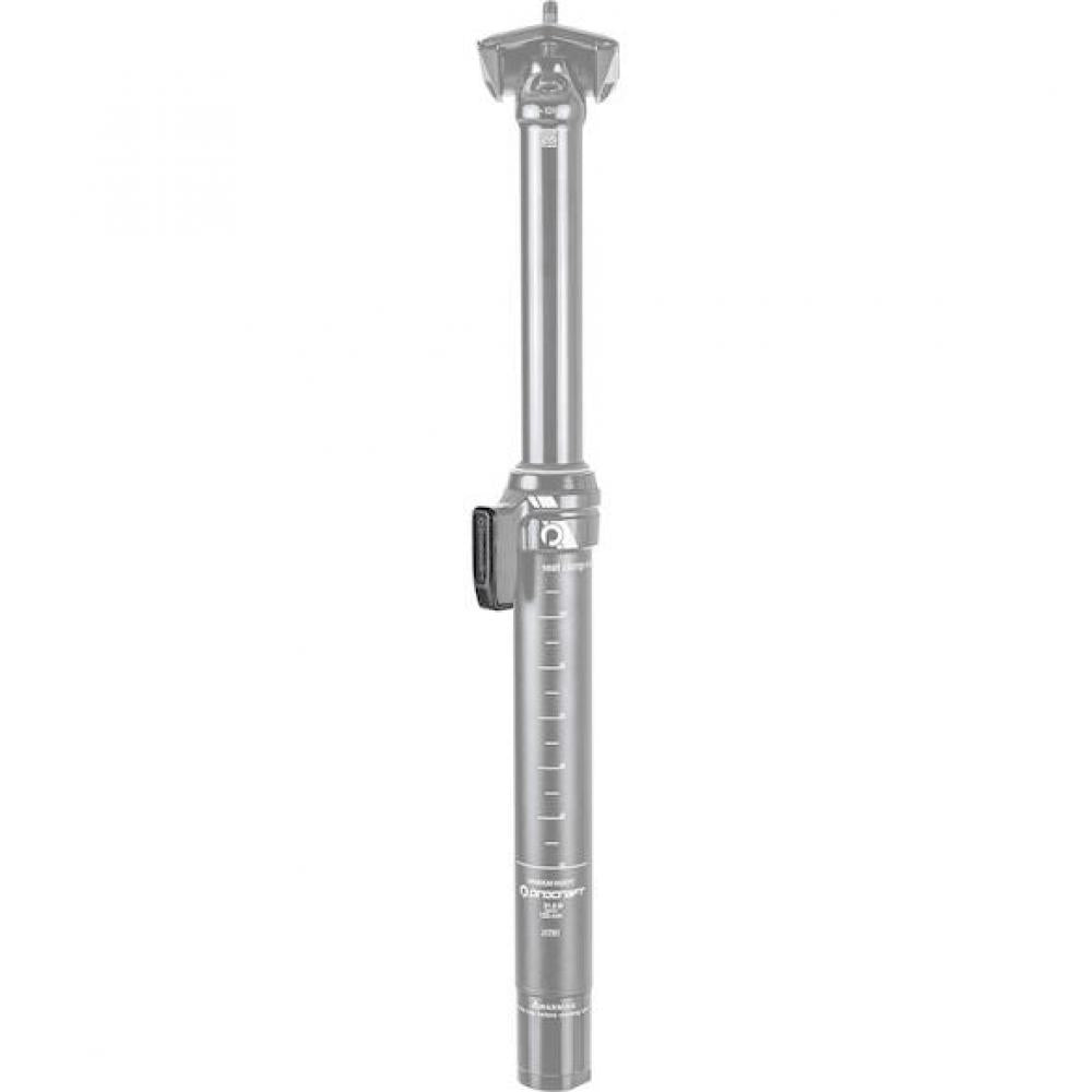 Procraft Vario-Sattelstütze D-SP.R 30,9 x 400 mm Schwarz - Absenkbar mit Remote für MTB & Trekking