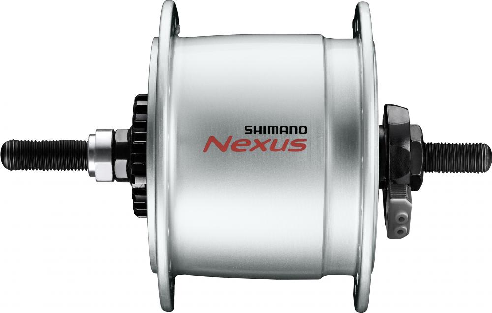 SHIMANO Nabendynamo NEXUS DH-C6000-1R - 6000-1, 1,, Silber 36 Loch