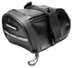 Trelock Satteltasche für ZR355/ZR455 Einsteckkette, schwarz, wetterfest, reflektierend, Halterung für Vector Rücklicht, passend für 100cm & 150cm Ketten