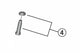 SHIMANO B-Achse & Halter für Standard-Montage RD-R7100 Achse - Ersatzteil für Schaltwerk