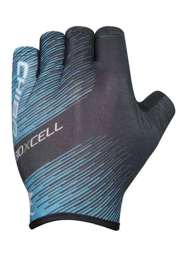 CHIBA BioXCell Tan Through - Radhandschuhe XL türkis/schwarz, gelgepolstert, atmungsaktiv