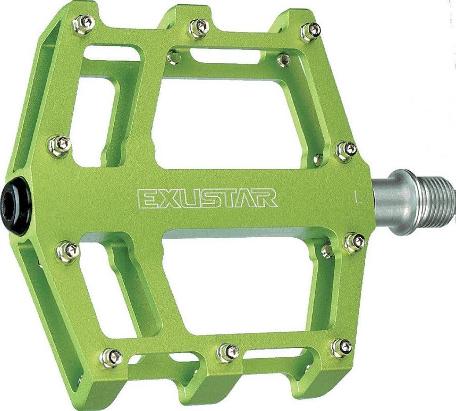 Exustar Plattformpedal MTB/BMX grün Industriegelagert