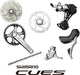 SHIMANO Gruppe CUES Silver Edition 10 Silver 10-fach - komplette Schalt- & Bremsgruppe