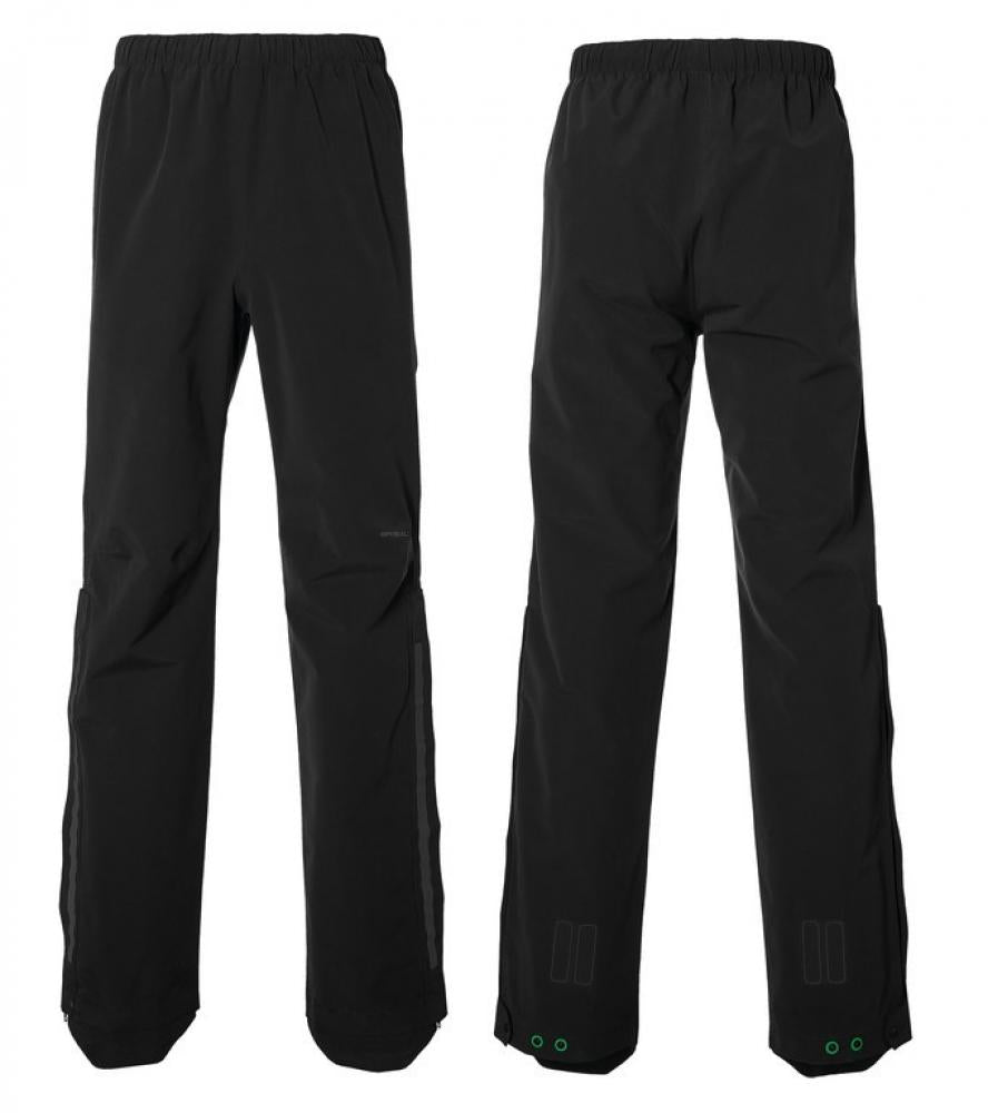 Basil Mosse Herren Fahrrad Regenhose jet black XXL, Vorder- und Rückansicht.