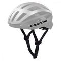 Cratoni Fahrradhelm C-AirLite silver-grey matt Größe S-M (52-56 cm)