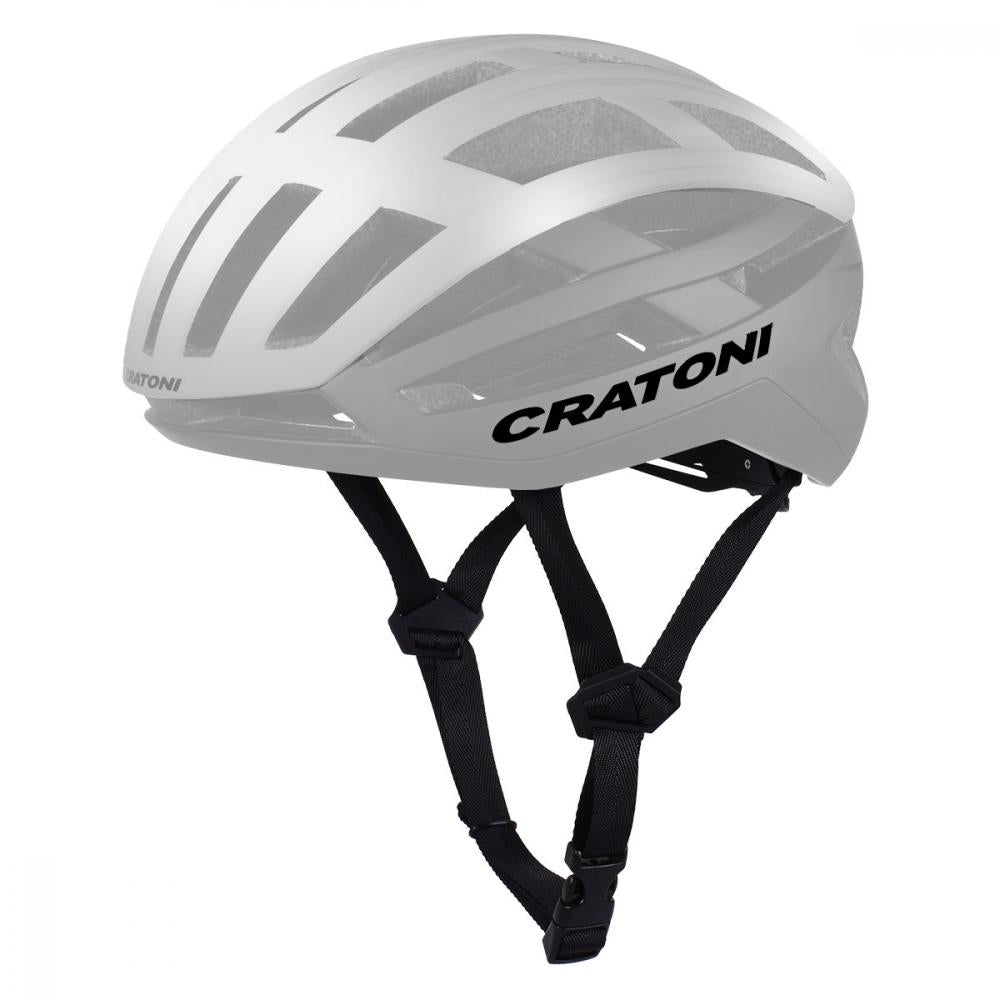 Cratoni Fahrradhelm C-AirLite silver-grey matt Größe S-M (52-56 cm)