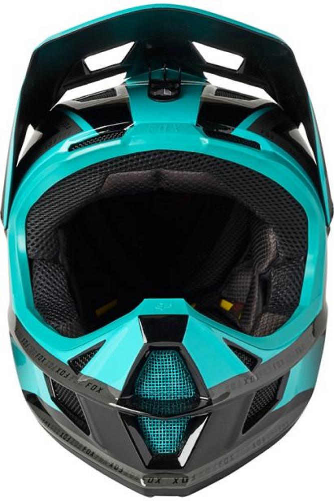 FOX Helm RAMPAGE COMP CALI CE CPSC Full Face Schutz Helm teal M
