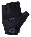 CHIBA Gel Comfort - Radhandschuhe schwarz, Größe M, Gelpolsterung, atmungsaktiv