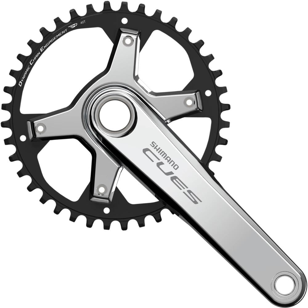 SHIMANO Kurbelgarnitur CUES FC-U6030-1 general - 6030-1, 172,, 5mm, silber