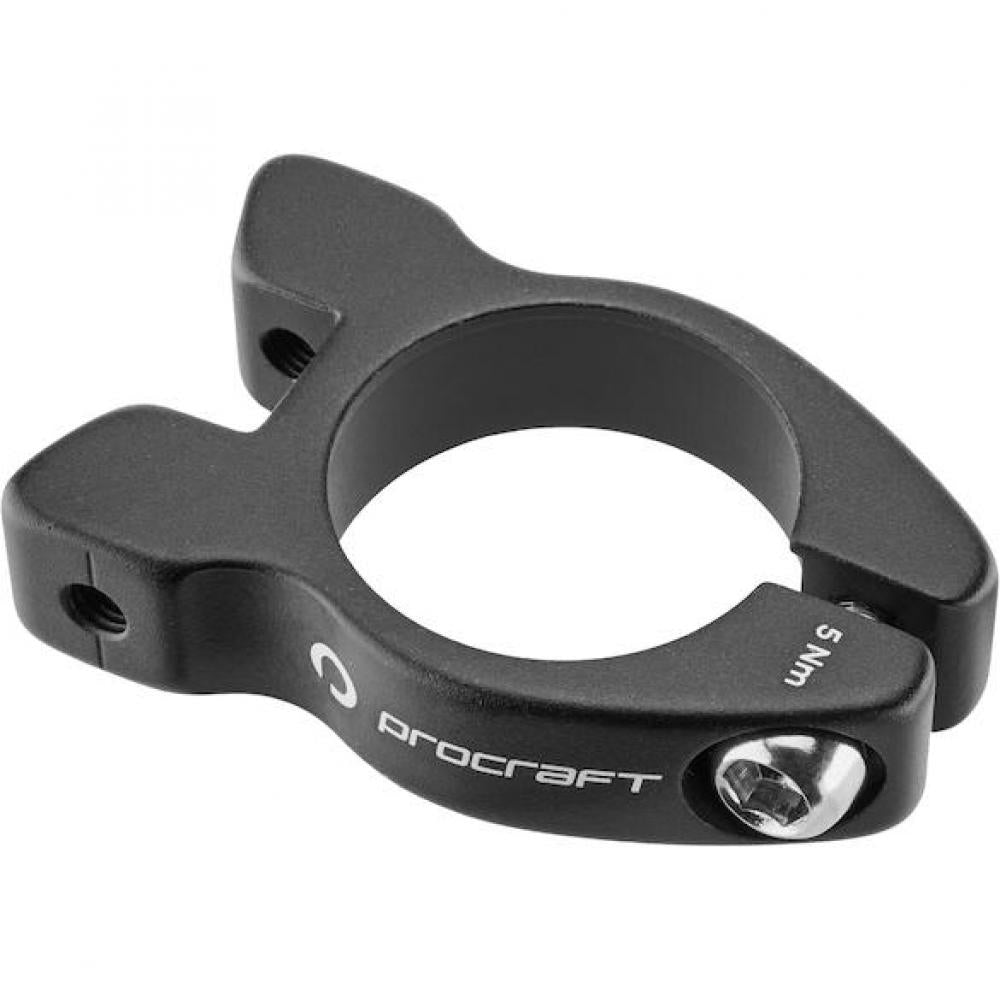 Procraft Sattelstützklemme Essential Rack 31,8 mm Schwarz - Gepäckträger-Montage leicht gemacht