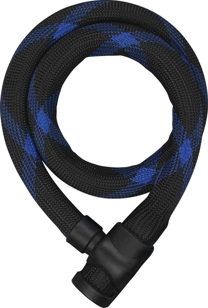 ABUS Ivera Steel-O-Flex 7200/110 Panzerkabelschloss, 22 mm Ø, 110 cm, Sicherheitslevel 7, 2 Schlüssel, schwarz/blau