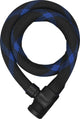 ABUS Ivera Steel-O-Flex 7200/110 Panzerkabelschloss, 22 mm Ø, 110 cm, Sicherheitslevel 7, 2 Schlüssel, schwarz/blau