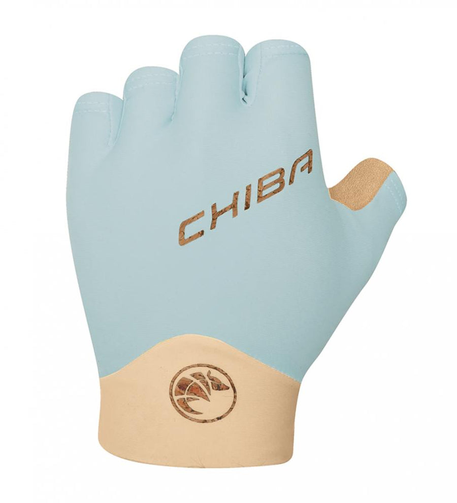 CHIBA ECO Glove Pro - Radhandschuhe hellblau, L, atmungsaktiv & gepolstert