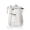 Petromax Perkolator Perkomax LE28 Edelstahl 3 Liter, für Kaffee oder Tee, geeignet für Lagerfeuer und Herd, robust und langlebig