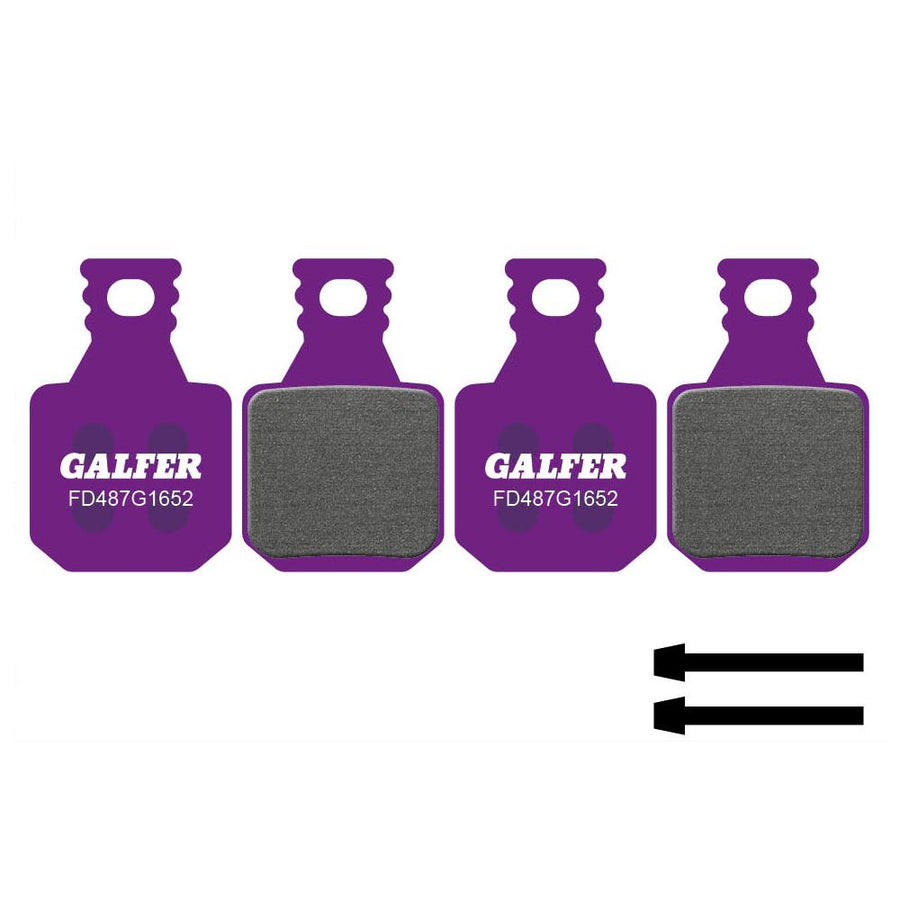 Galfer Bremsbeläge E-Bike Magura MT5/MT7 - Violett, semi-metallisch, hohe Bremskraft