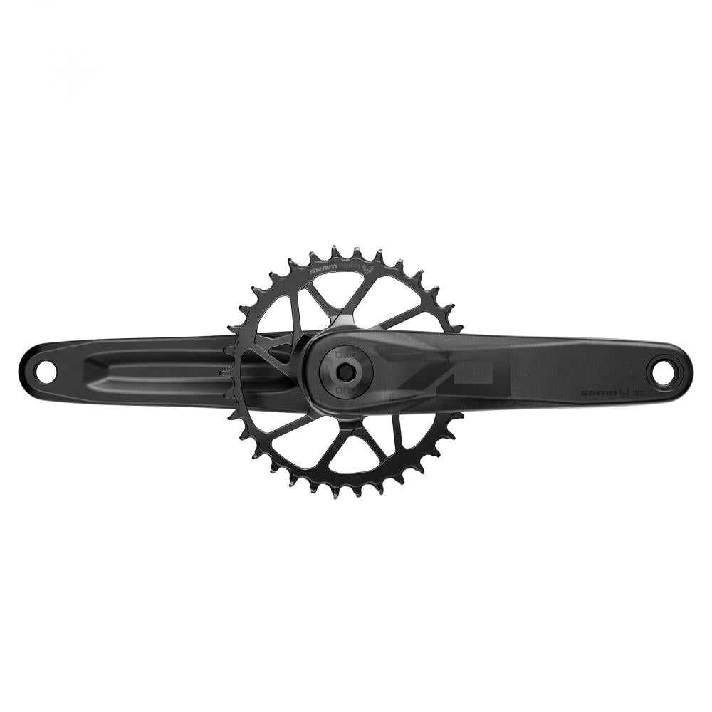 SRAM Kurbelgarnitur Eagle 70 T-Type 170 mm schwarz für anspruchsvolle Trails.