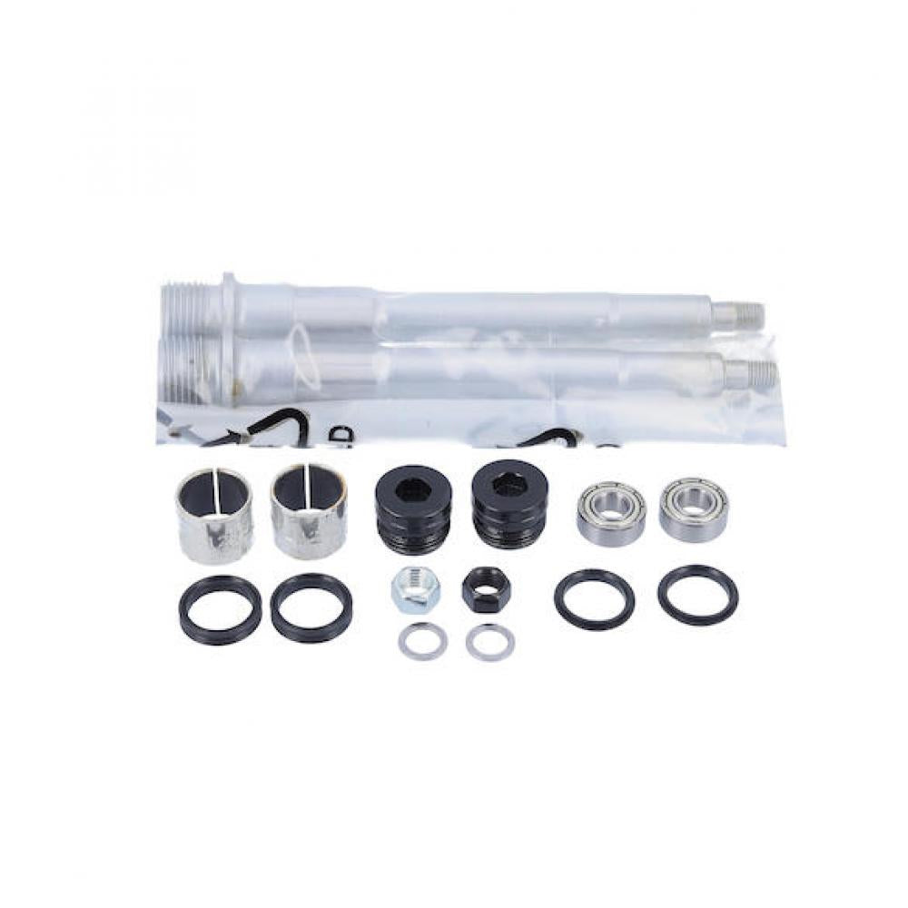 Procraft Rebuild Kit Flat Grip Essential Standard Schwarz/ Silber - schnelle Pedal-Instandsetzung