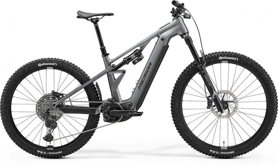 MERIDA ETMO 800 E-Mountainbike Größe XL - gunmetal grey-black, Aluminium, Fully 160 Millimeter, Bosch CX 100 Nm, 800 Wh