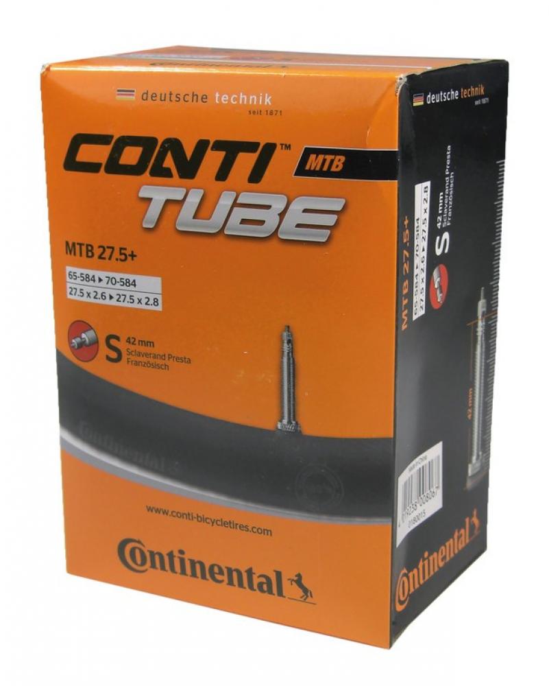 Continental Conti MTB 27.5+ Schlauch 65-70-584 für 27.5x2.6-2.8, 42mm Presta Ventil in OVP.