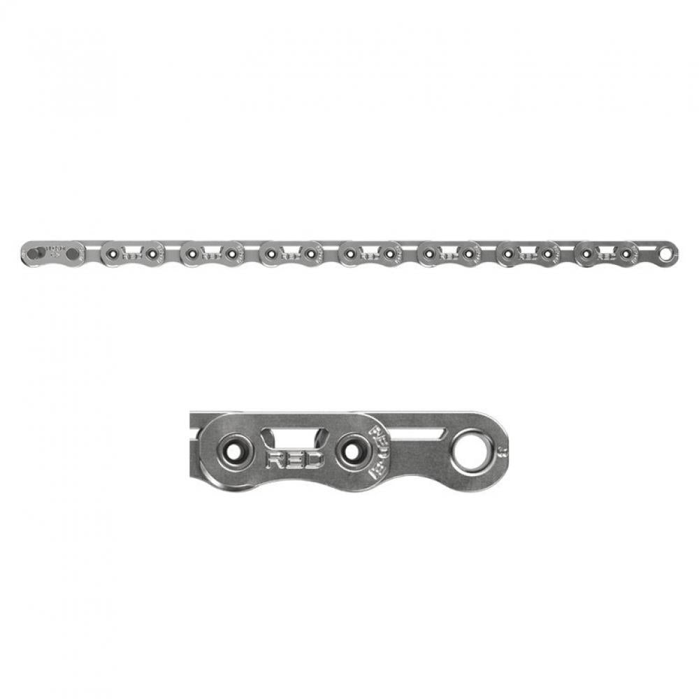 SRAM Kette PC RED AXS E1 114 silber - ultraleichte, haltbare 12-fach Rennradkette