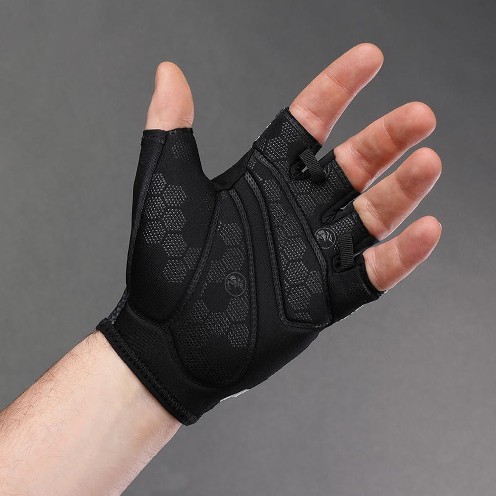 CHIBA Solar II - Radhandschuhe kurz, XS, schwarz/schwarz, atmungsaktiv