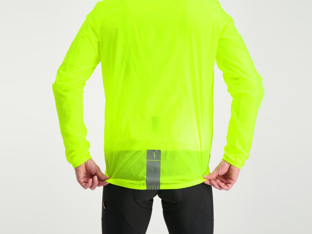 BBB Cycling BaseShield BBW-148 Fahrradjacke S neon gelb - leichte, winddichte Regenjacke