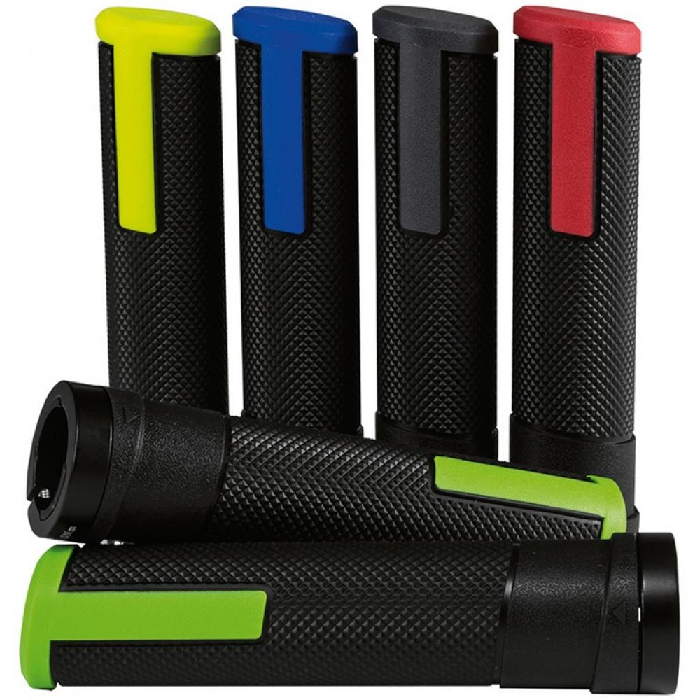 Ergotec MTB-ATB-Griffe Porto Kraton/Alu, 133/133mm per Paar sw/gr