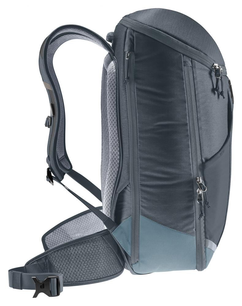 Deuter Rotsoord 25+5 Fahrradrucksack Graphite-Shale - Pendlerrucksack mit Helmhalterung