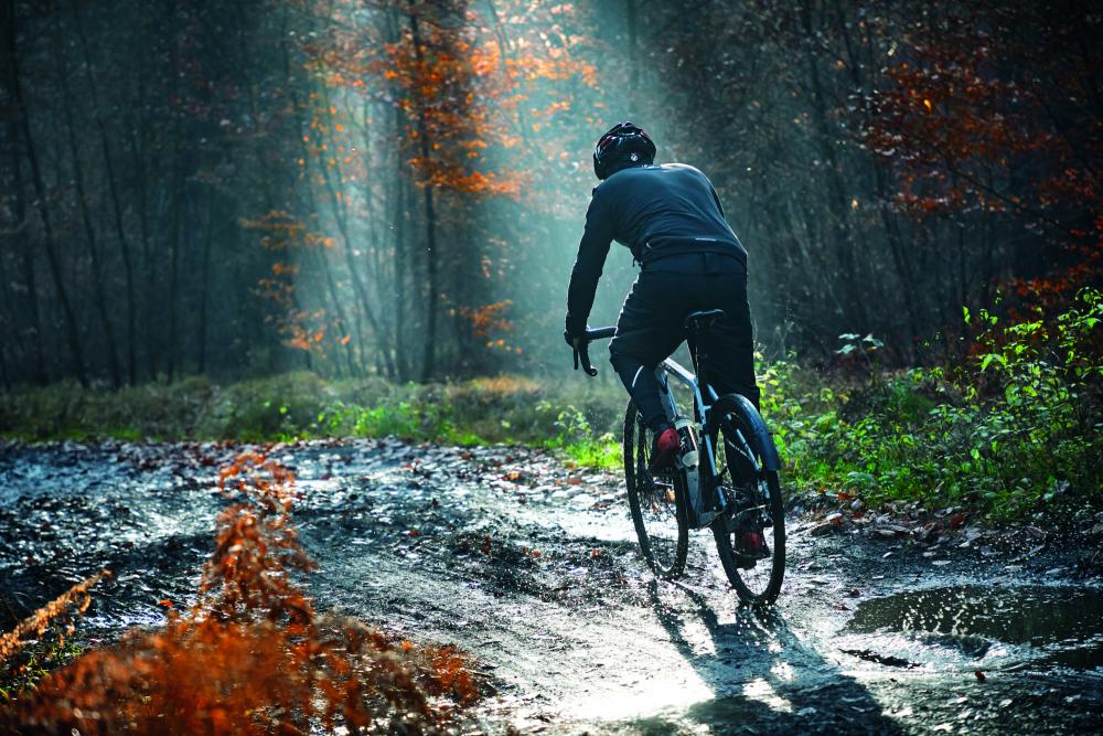 SKS Speedrocker Schutzblechset 28" für Gravelbikes und Rennräder, Reifenbreite 23-42 mm, schwarz, Doppelspoiler vorne, ausziehbare Verlängerung hinten