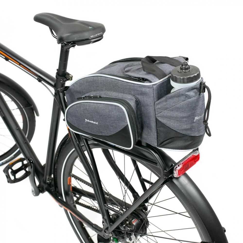 Haberland Gepäckträgeraufsatztasche Flexibag XL beige - flexible Stauraumlösung bis 20 Liter