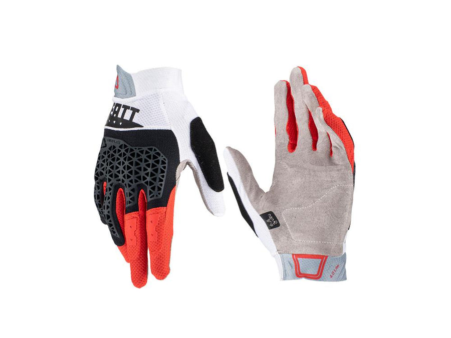 Leatt MTB 4.0 Lite Handschuhe Gr. S Fire - Superschlanke Trail-Handschuhe mit ReaFlex-Aufprallgelschutz