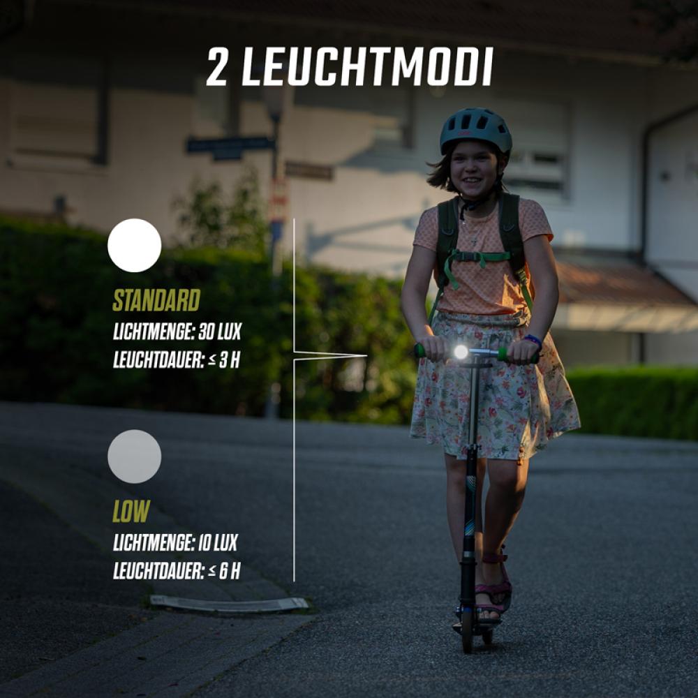 AURA Sigma Licht AURA MICRO Akku-Beleuchtungsset 30 Lux USB-C - StVZO-konform Fahrradlampe Schwarz