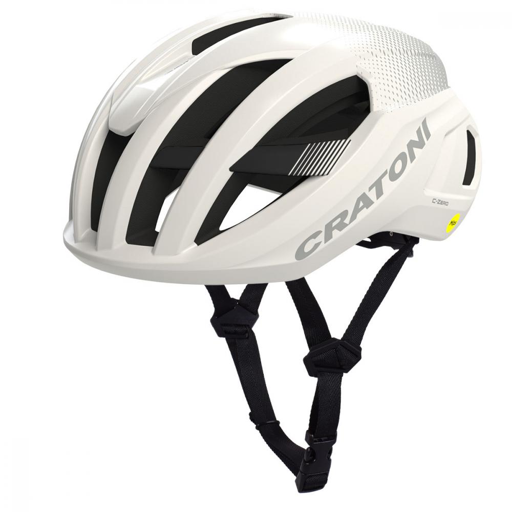 Cratoni C-Zero MIPS Fahrradhelm, weiß glänzend-matt, Größe L/XL (58-61 cm)
