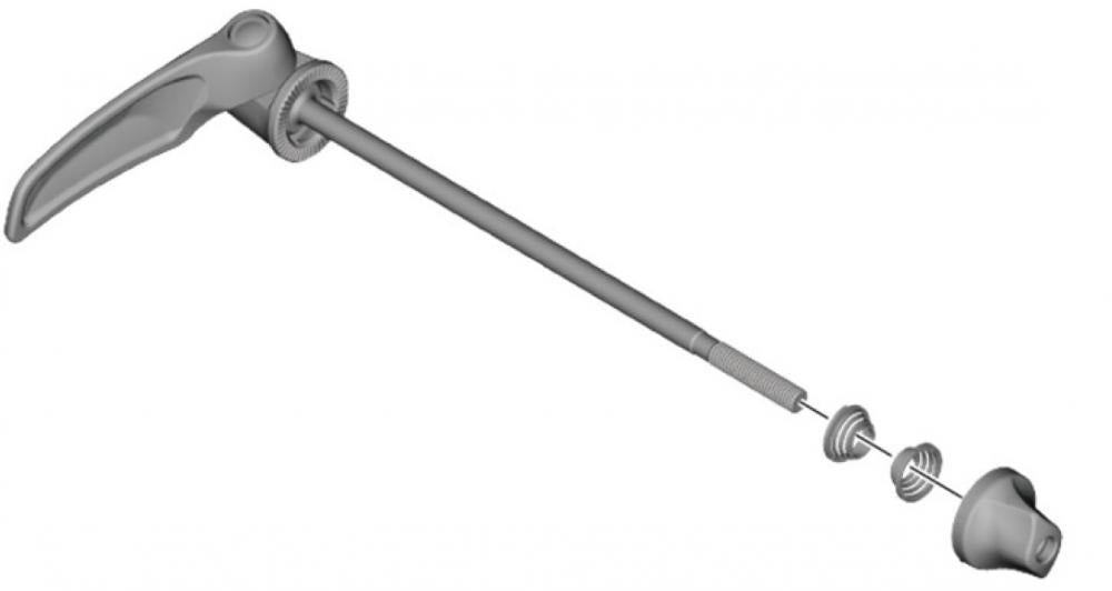 SHIMANO Schnellspanner 133 mm HB-4500 - 133 mm