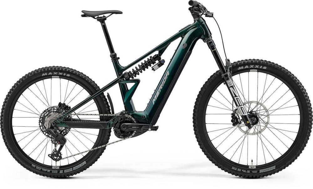 Merida eONE-EIGHTY FR 800 halo green(grey) S grün - E-MTB für anspruchsvolle Trails
