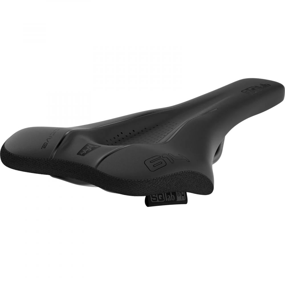 ERGOWAVE SQlab 614 ERGOWAVE® active 2.1 Sattel 13 cm - ergonomisch für Gravelbikes Kevlarbezug Tube Streben schwarz perfekte Druckentlastung und Komfort - Fahrradsattel