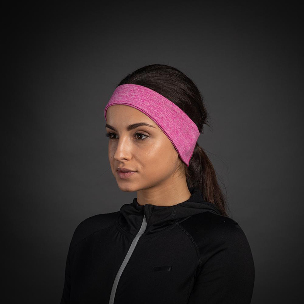 CHIBA Stirnband Pro Lady - S/M, pink, Thermostretch, reflektierend