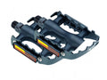 Point MTB-Pedale Kunststoff-Alu, CrMo-Achse, Kugellager, 9/16″, schwarz, 1 Paar