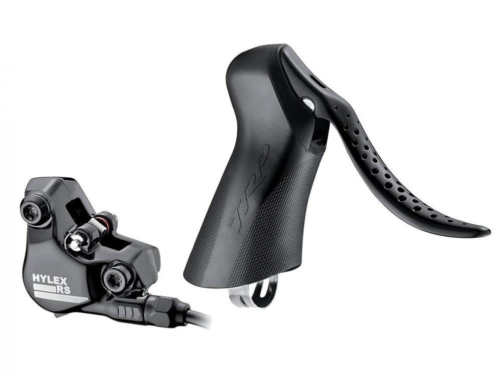 TRP Hylex RS HD-C813 hydraulische Scheibenbremse Schwarz für Singlespeed und CX mit Bremsgriff und Bremssattel.