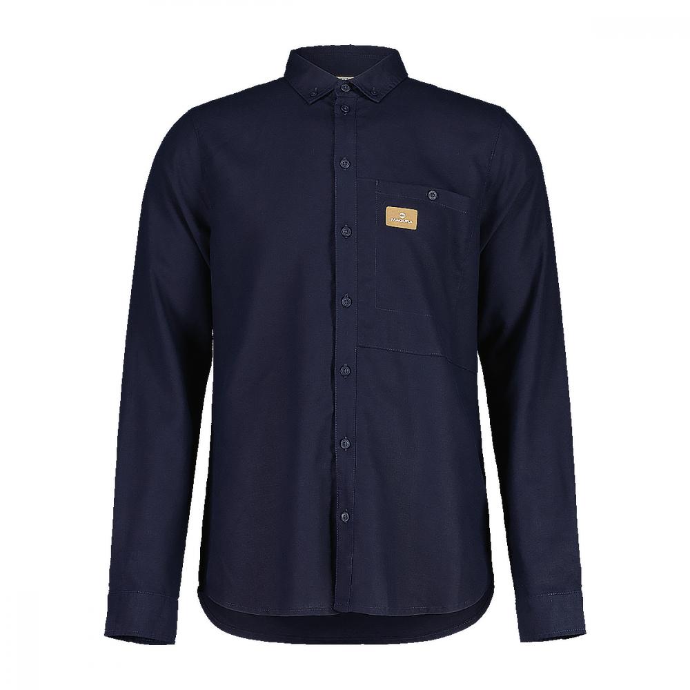 MAGURA Night Blue Shirt highfivemtns, L Blue - funktionelles Freizeit- und Bike-Hemd
