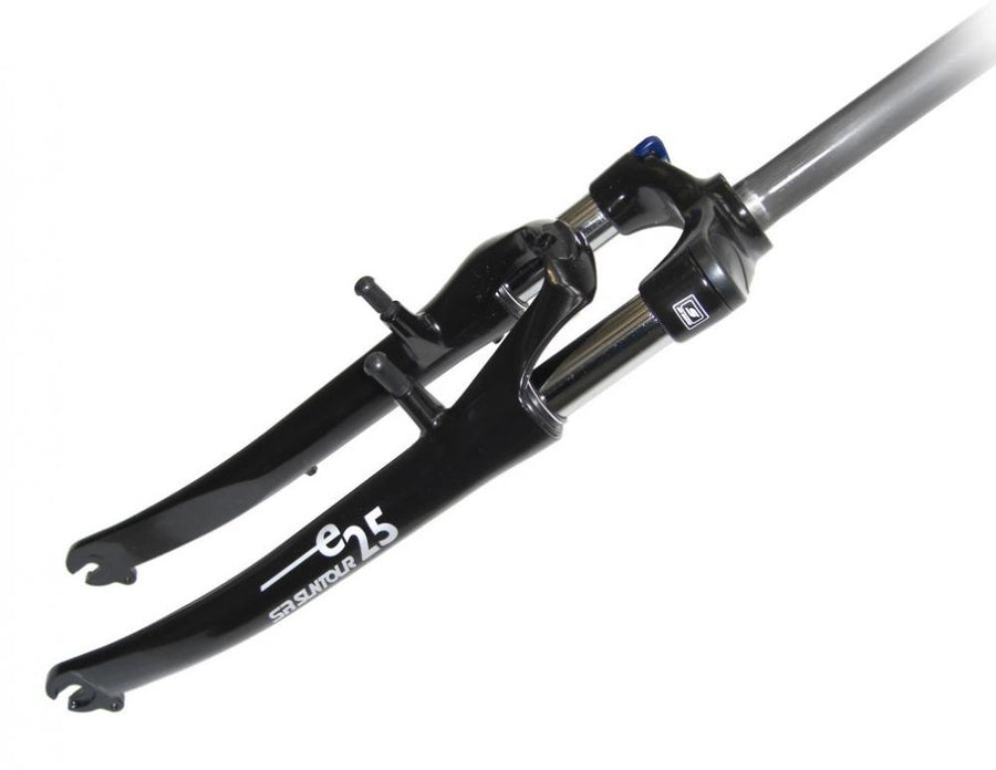 SR Suntour Federgabel SF14 CR85 E25 P LO- 700C 28 Zoll schwarz 1 1/8 Zoll V-Brake Schaftlänge 300mm AHead