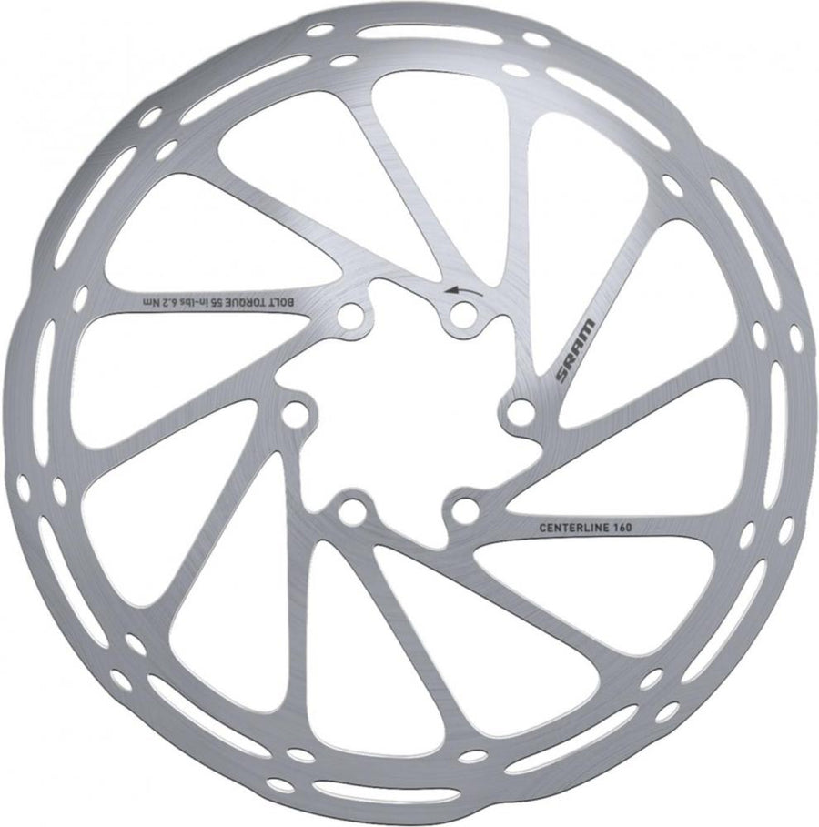 SRAM CenterLine Bremsscheibe 203 mm - 6-Loch, einteilig